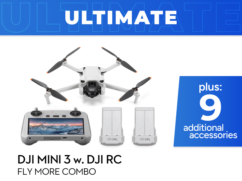 DJI Mini 3 Ultimate Combo w. DJI RC				